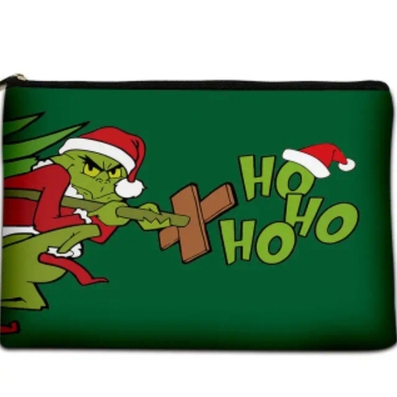 Last one! NEW! The GRINCH  makeup bag or pencil case - Picture 7 of 11